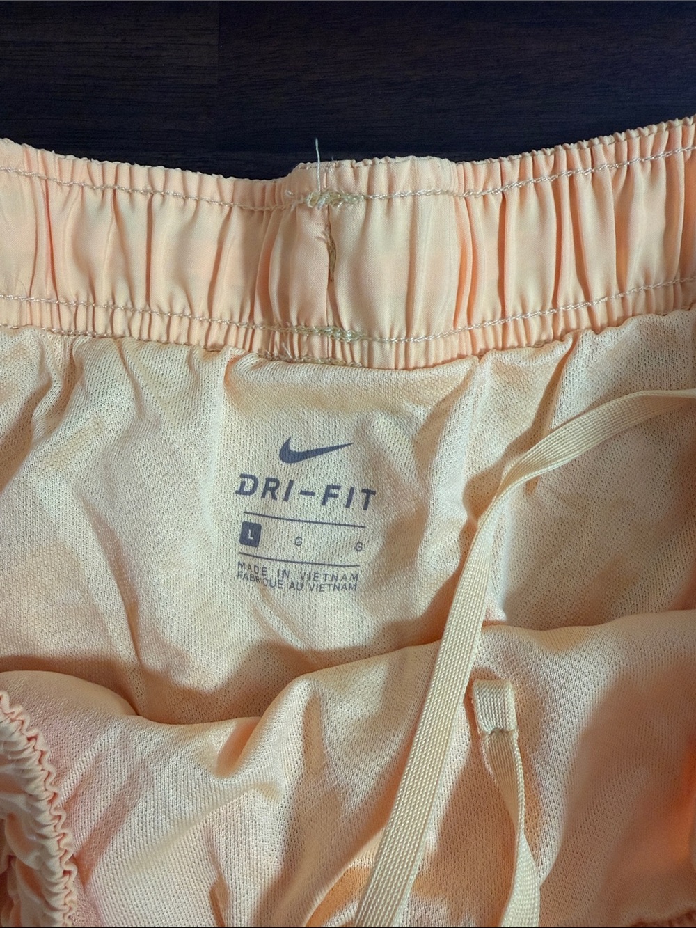 Nike Women's dry fit running Yellow Athletic Shorts - Picture 2 of 6